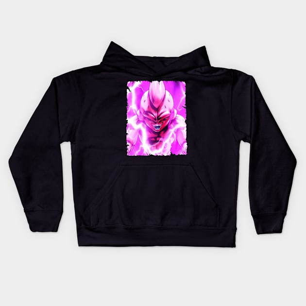 MAJIN BUU MERCH VTG Kids Hoodie by Mie Ayam Herbal